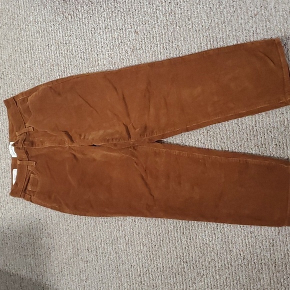 Universal Thread Couduroy Pants Brown Vintage Straight High-Rise 27W - Picture 1 of 10